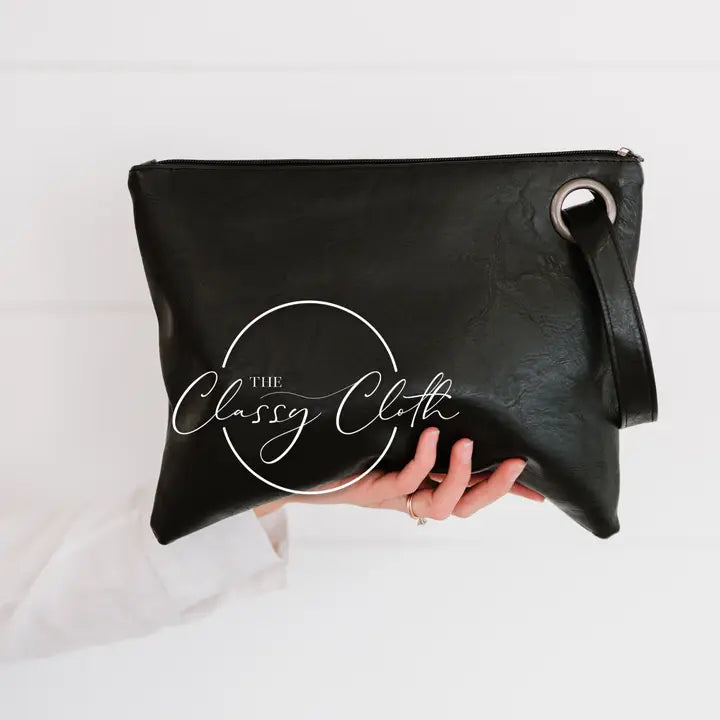 Eliza Trendy Clutch- Black