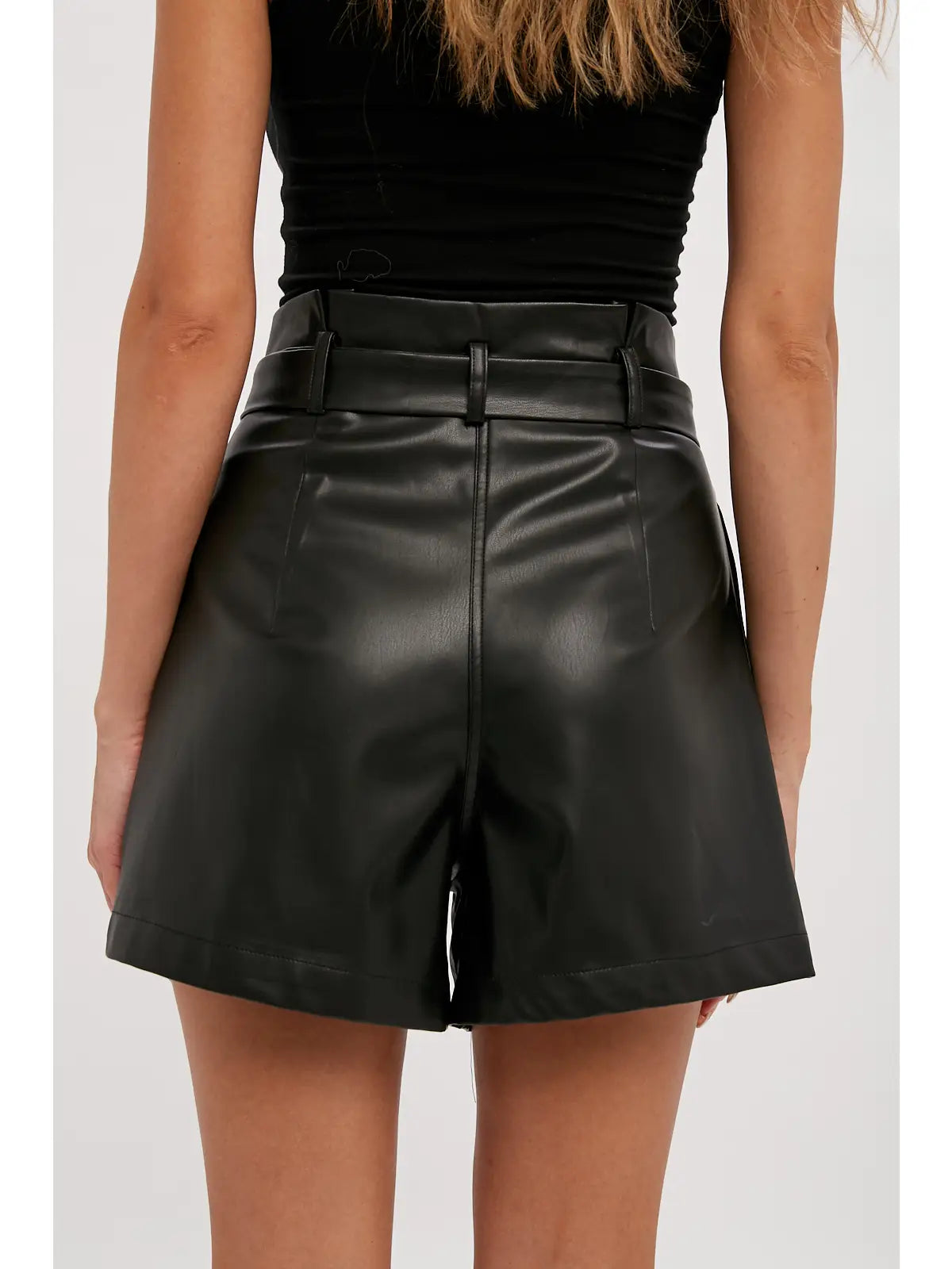 Chic Leather Shorts