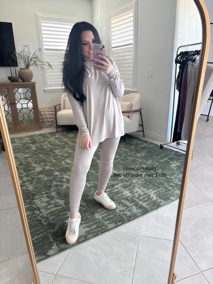 SJ Lounge Set- Ash Mocha