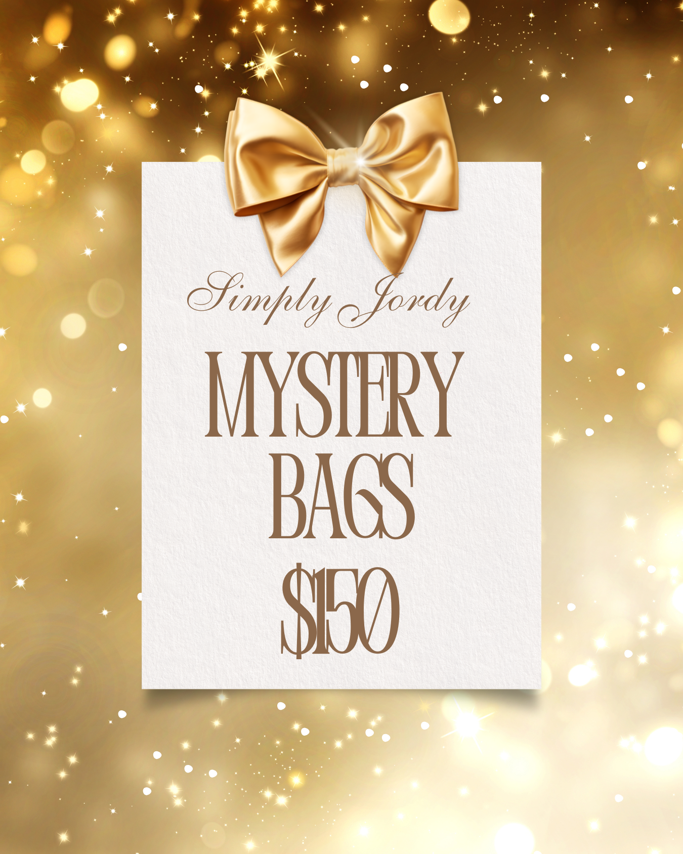 Mystery Bag $150 (worth $300)