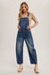 Denim Barrel Overalls