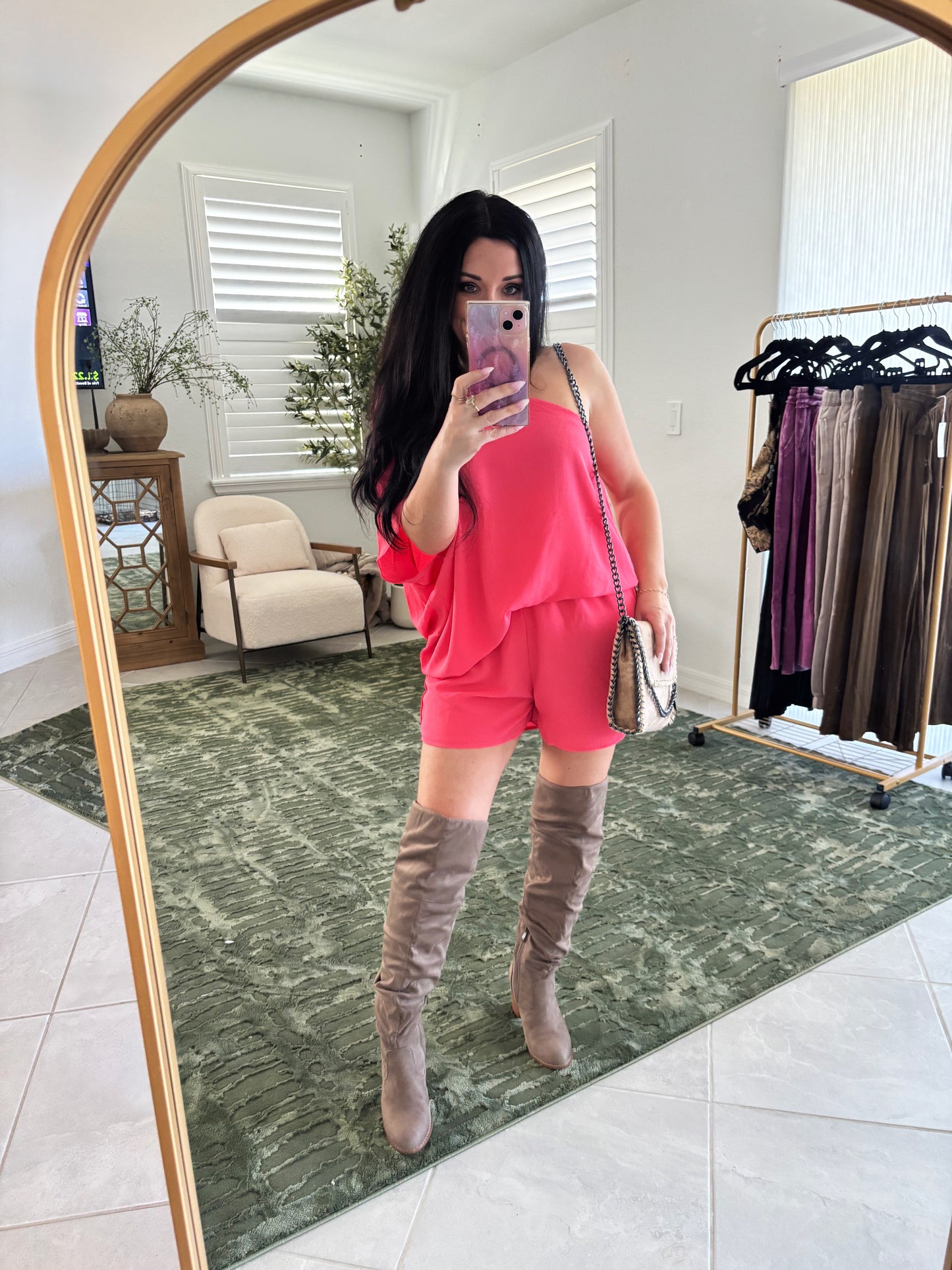 Coral Romper