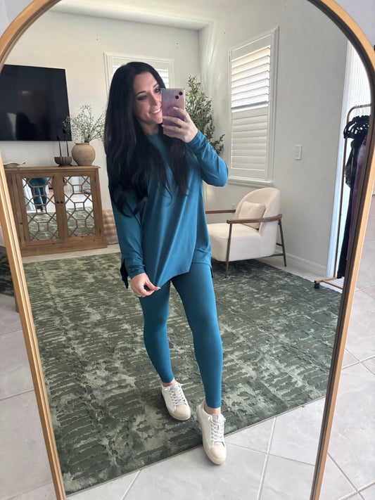 SJ Lounge Set-Teal
