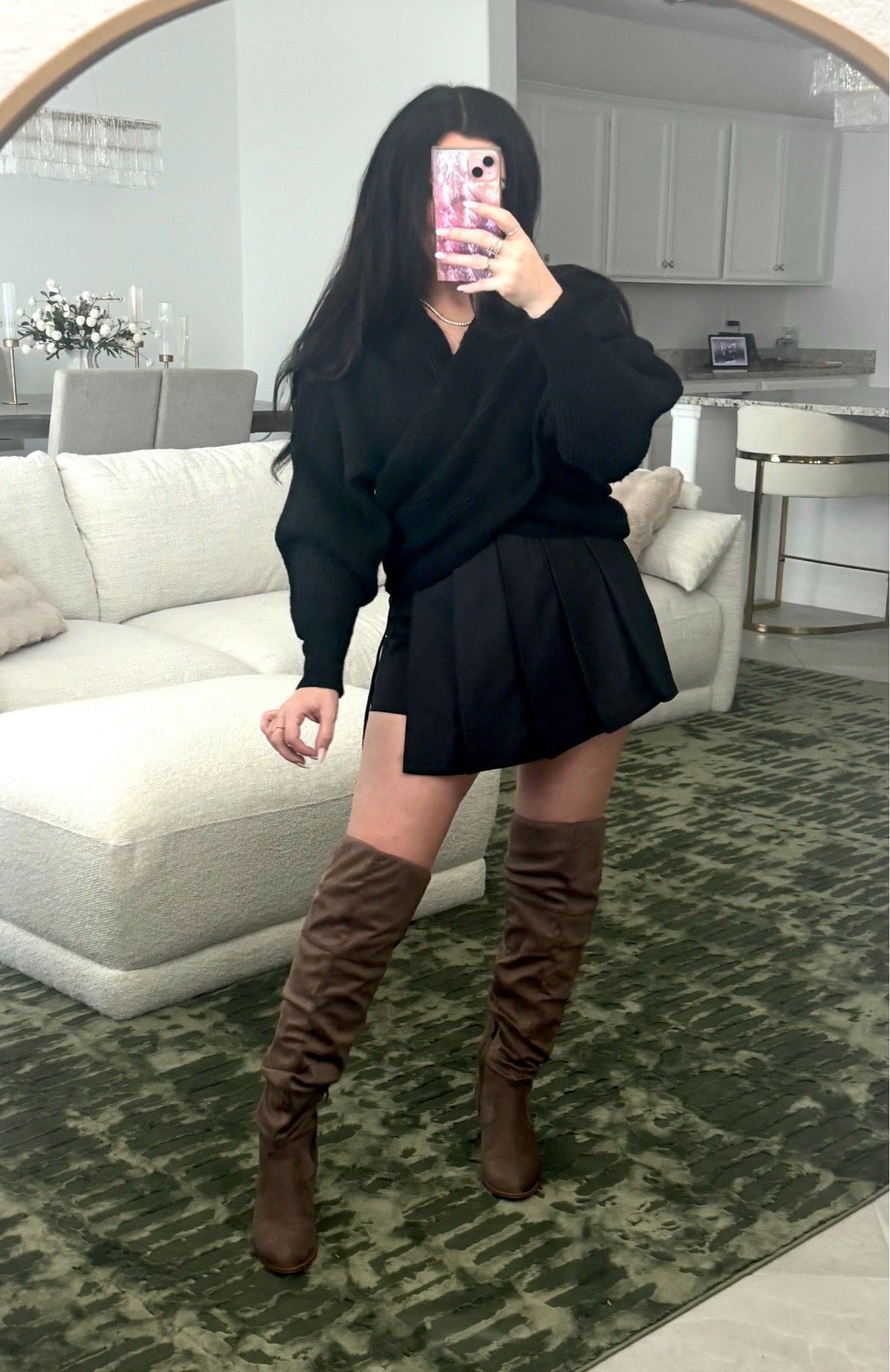 Leslie Pleated Mini Skort