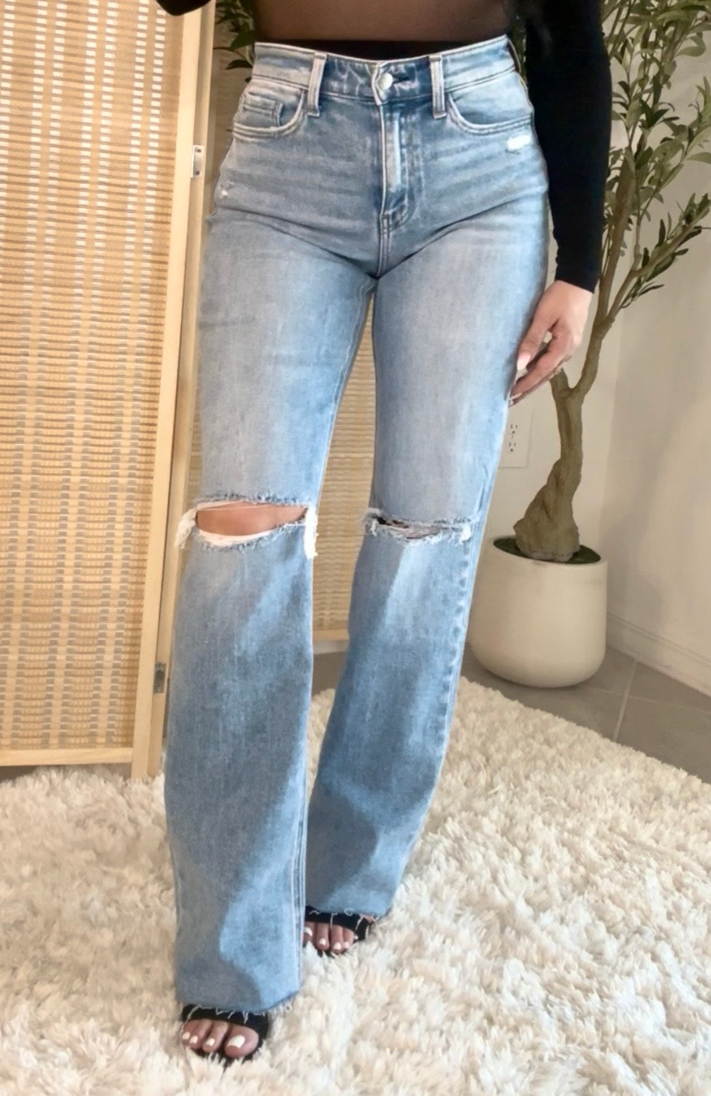 Isabella High Rise Wide Jean