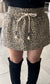 Ava Leopard Print Skort