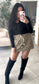 Ava Leopard Print Skort