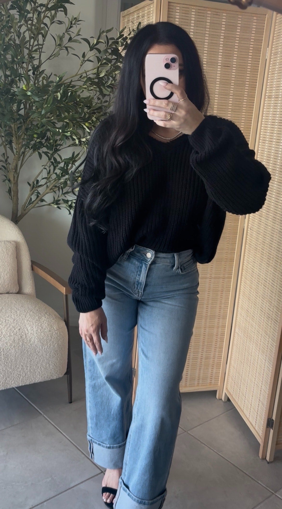 Chunky Sweater- Black
