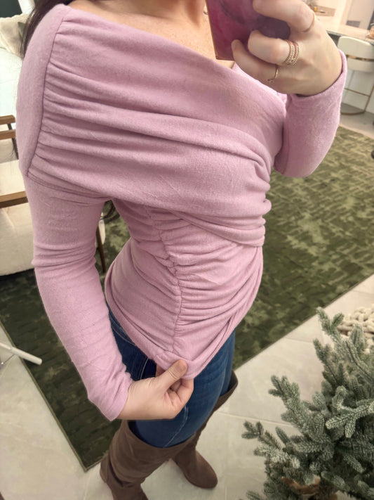 Soft Brushed Knit Sweater