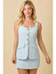 Sleeveless Blazer Romper