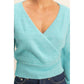 Teal Surplice Knit