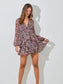Floral Ruffled Mini Dress