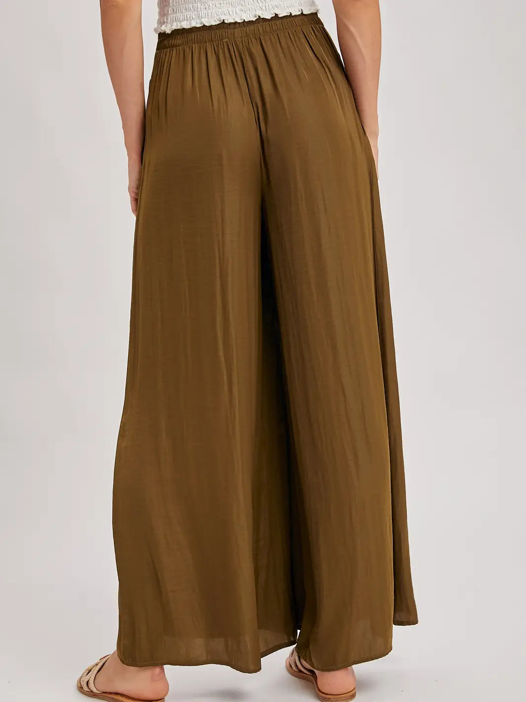 Olive Palazzo Pants