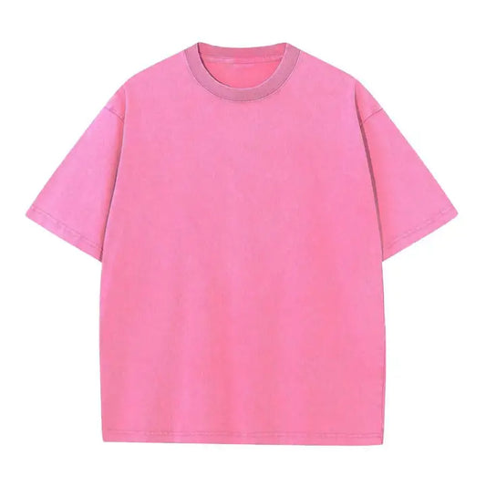 Oversized Vintage Tee- Pink