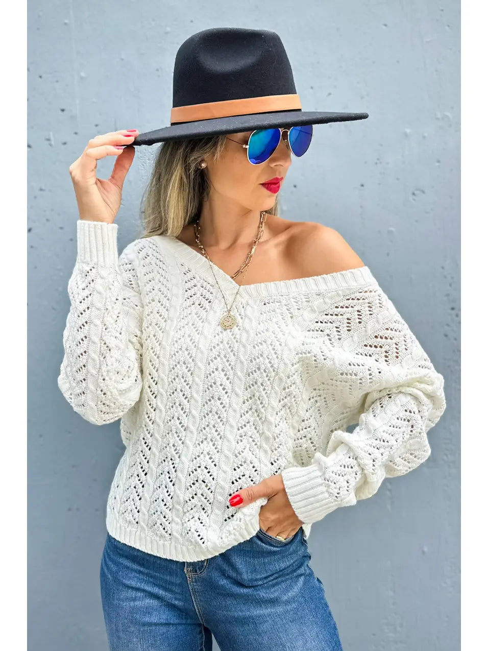 Ivory Twist Sweater